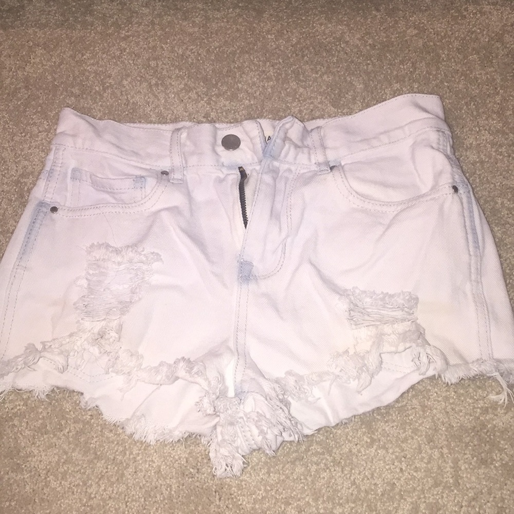 Bullhead denim shorts, lightly worn, size 25